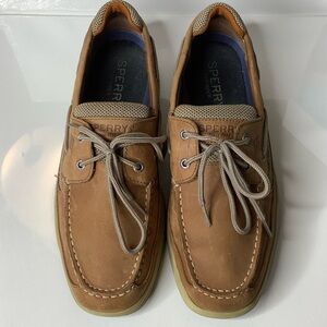 Sperry Men's Tan Leather Boat Shoes